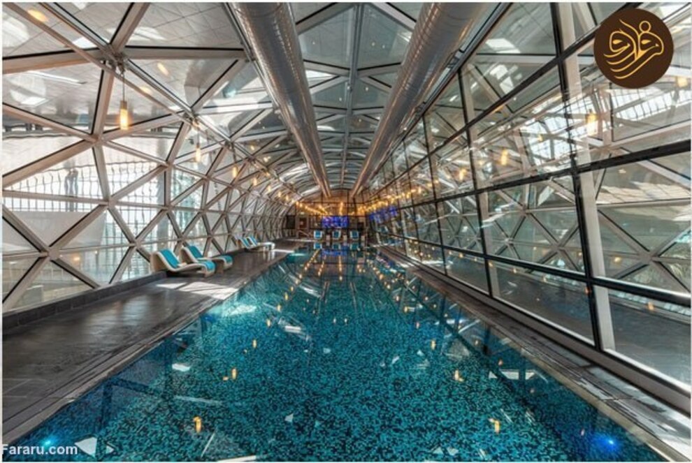 درون یکی از مجلل‌ترین هتل‌های فرودگاهی جهان