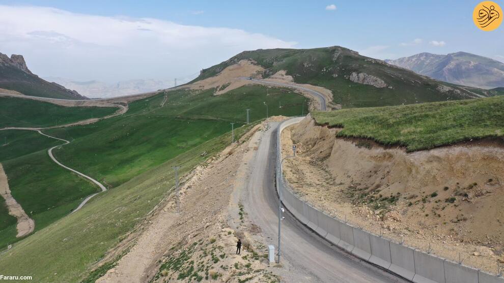 فناوری پیشرفته روی دیوار مرزی ترکیه و ایران