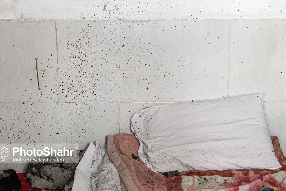 تصاویری از بازسازی صحنه قتل هولناک با آسفالت