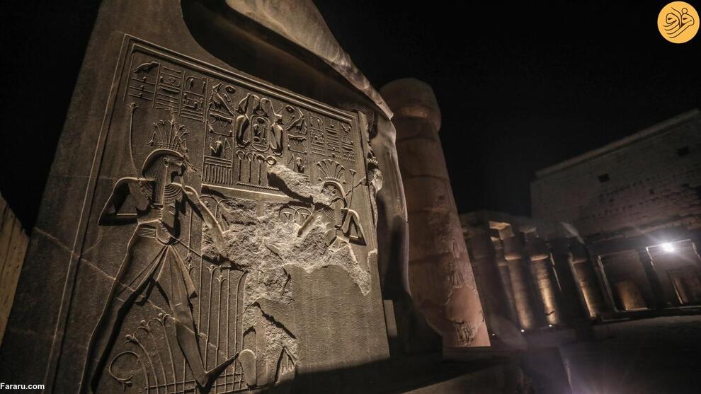 تصاویری شگفت انگیز از بزرگترین مرکز مذهبی مصر باستان