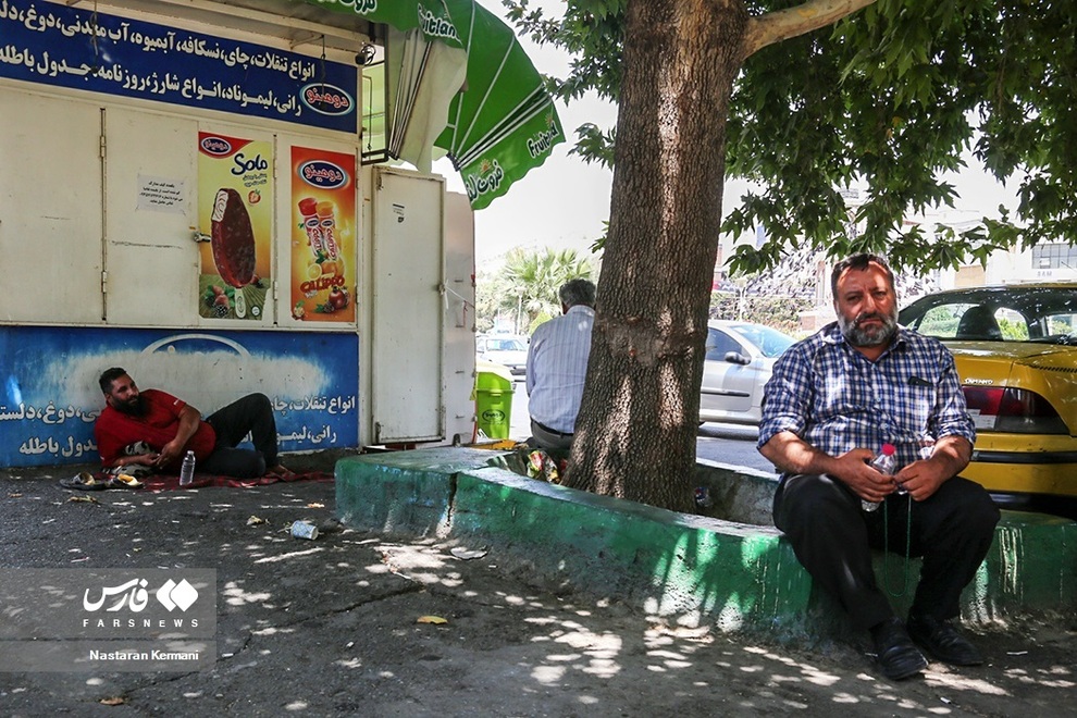 تصاویری از «ایران» در گرم ترین ساعات سال