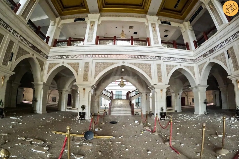 تصاویری از میزان تخریب کاخ ریاست جمهوری سودان