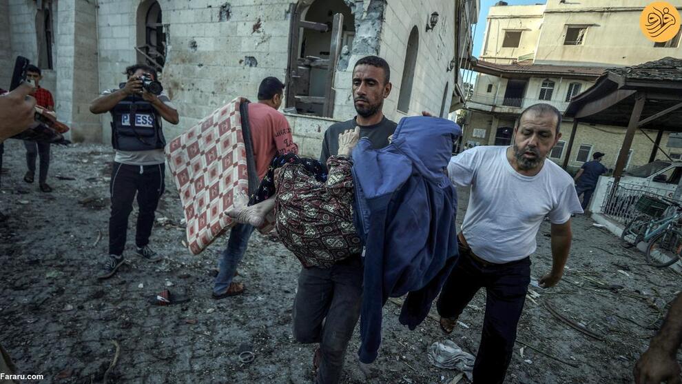 تصاویرِ بیمارستان غزه پس از فجیع‌ترین نسل‌کشی
