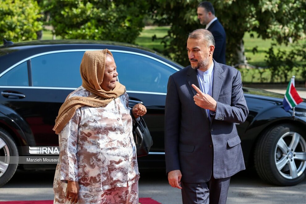 حجاب وزیر خارجه آفریقای جنوبی در دیدار امیرعبداللهیان(عکس)
