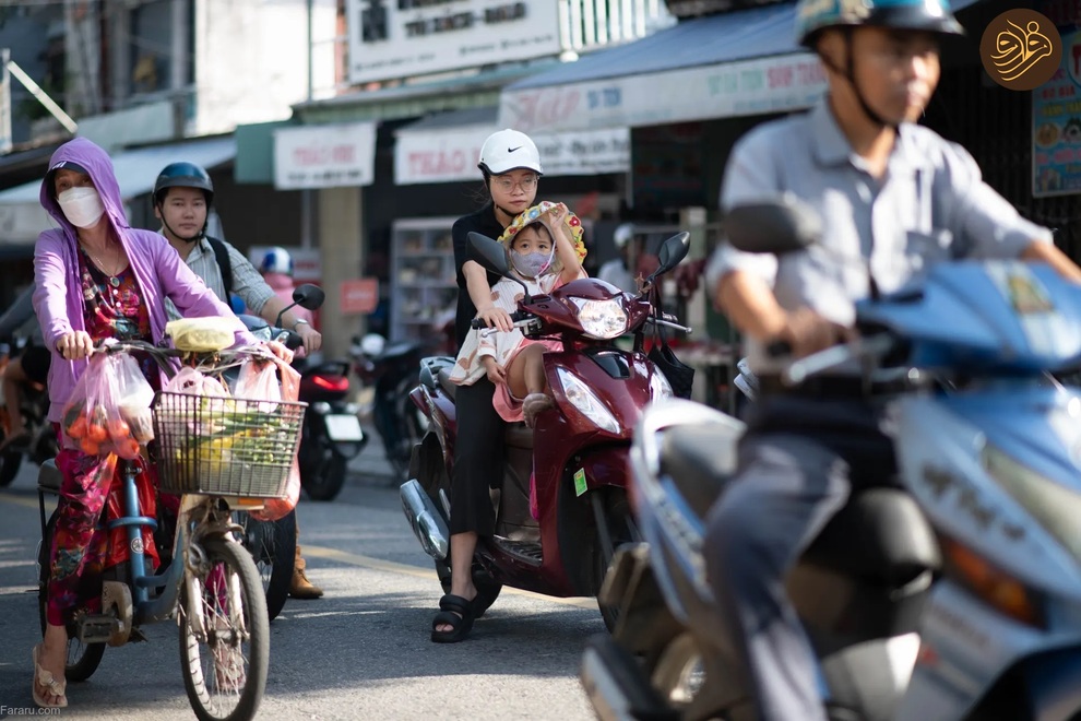 رابطه عاشقانه زنان و مردان ویتنام با موتورسیکلت