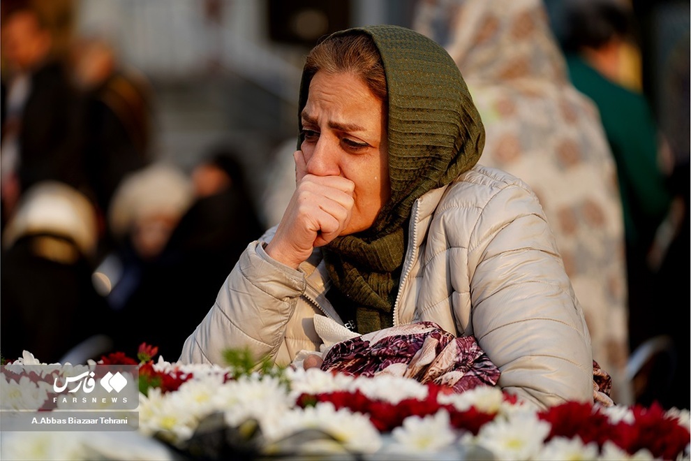 تصاویری تلخ از خانواده‌ شهدای هواپیمای اوکراینی