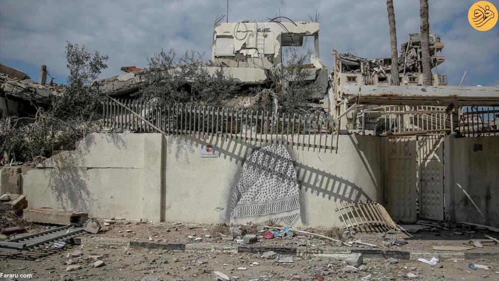 تصاویر | رژیم صهیونیستی خانه یاسر عرفات را تخریب کرد