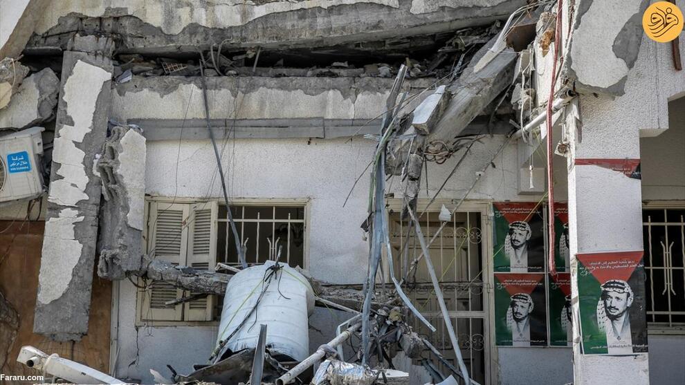 تصاویر | رژیم صهیونیستی خانه یاسر عرفات را تخریب کرد