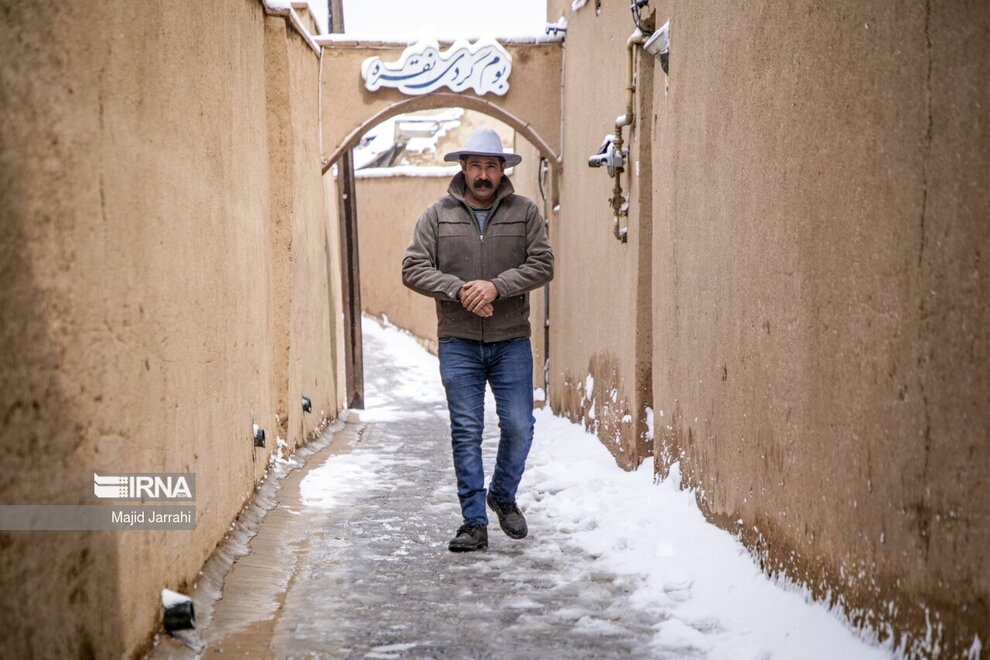 تصاویر | برف در شهر تاریخی میراث جهانی یزد