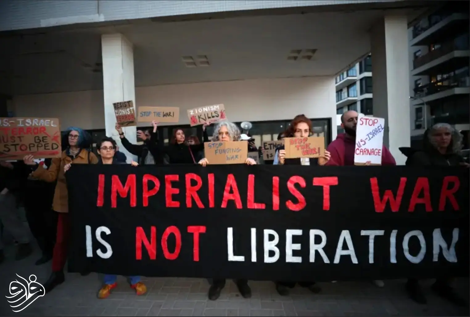 تظاهرات علیه جنگ در تلاویو