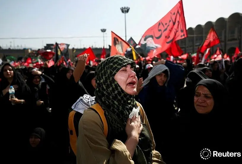 تصاویر رویترز از مراسم وداع با رهبر شهید انقلاب 