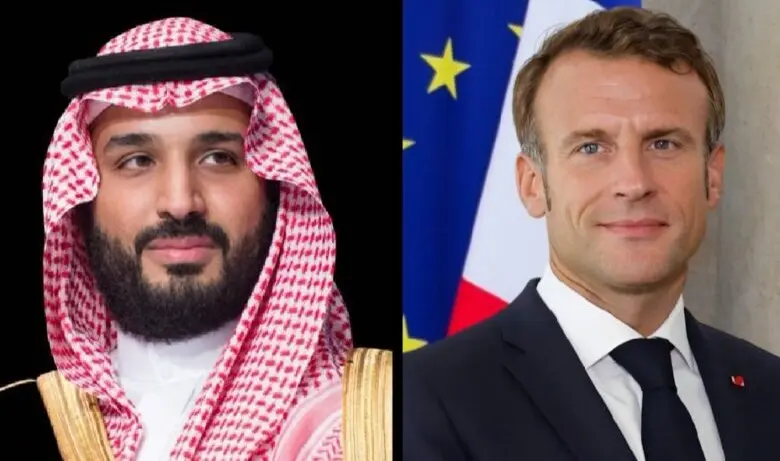 بن سلمان و مکرون