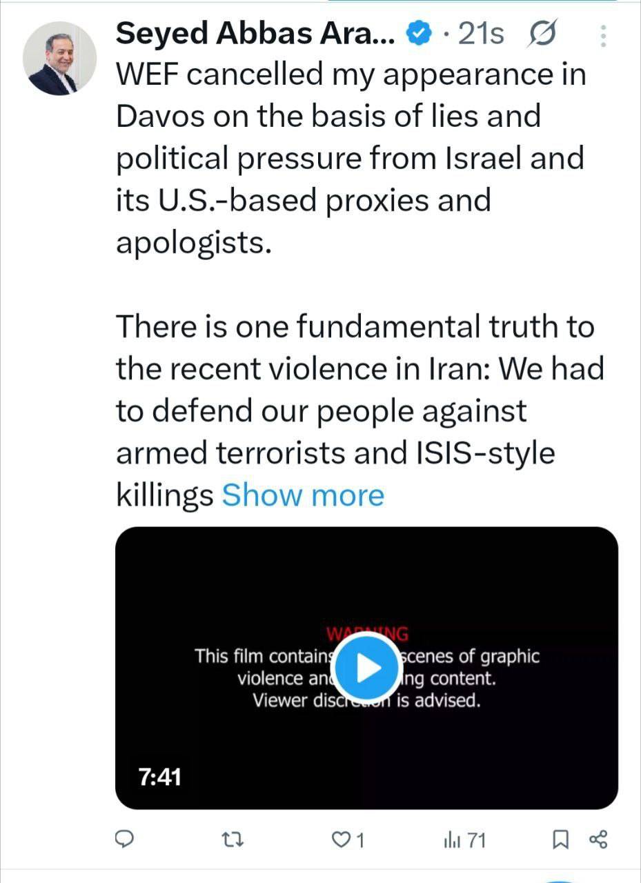 ماجرای عراقچی، داووس و مونیخ چه بود؟ 3