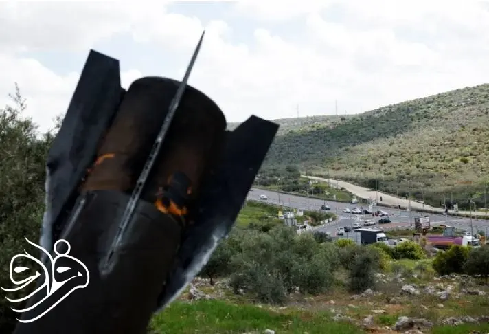 موشک گیر کرده در زمین