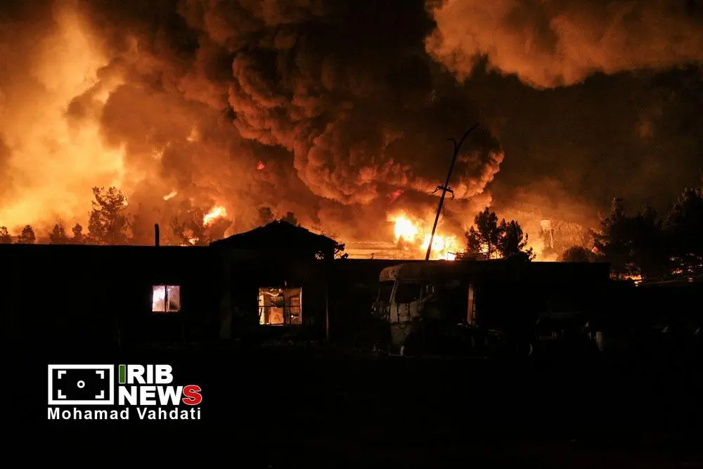 انبار نفت شهران