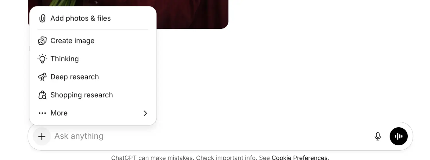 انتخاب عکس در کادر پرامپت