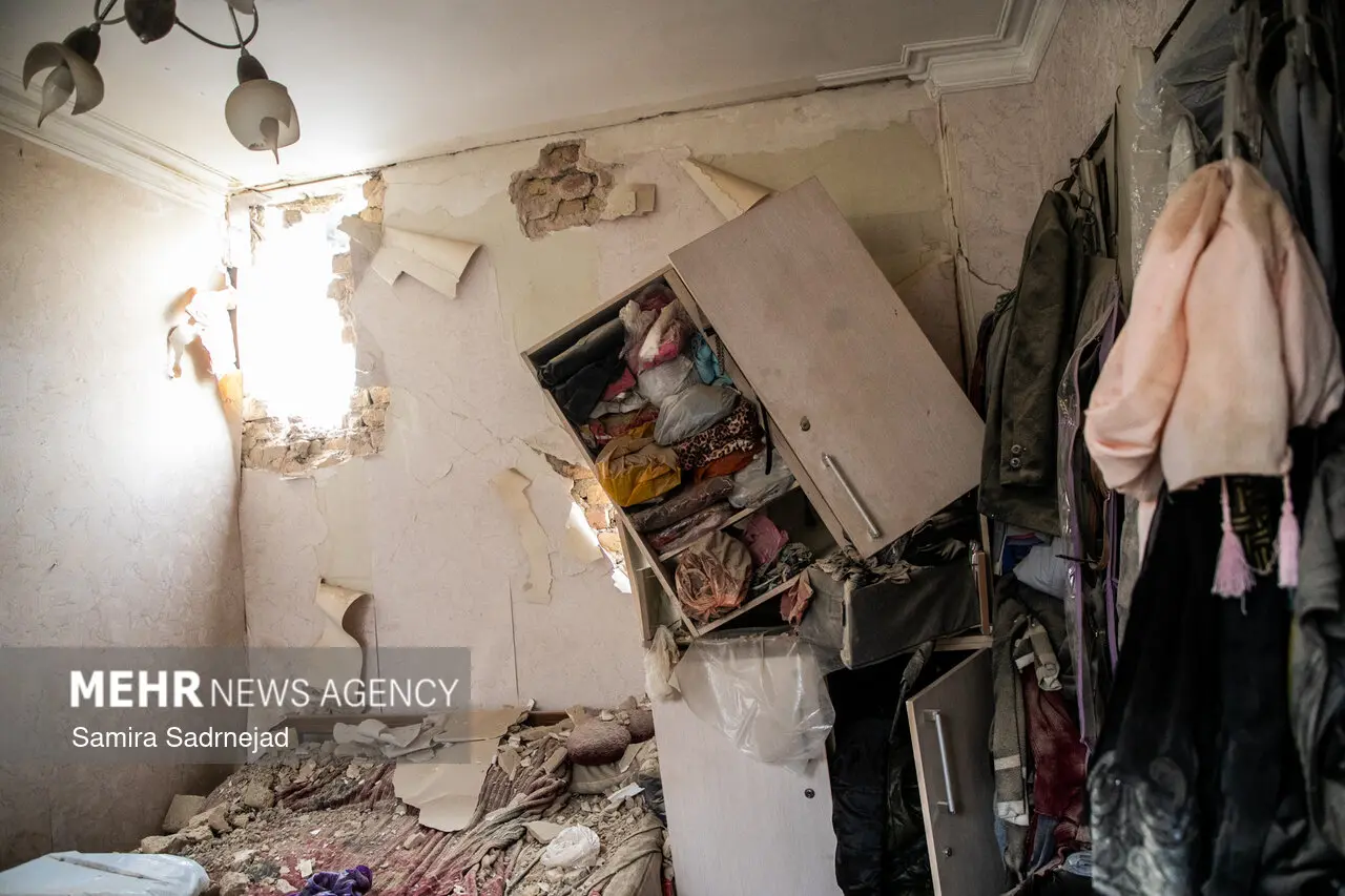 حمله به مناطق مسکونی تهران