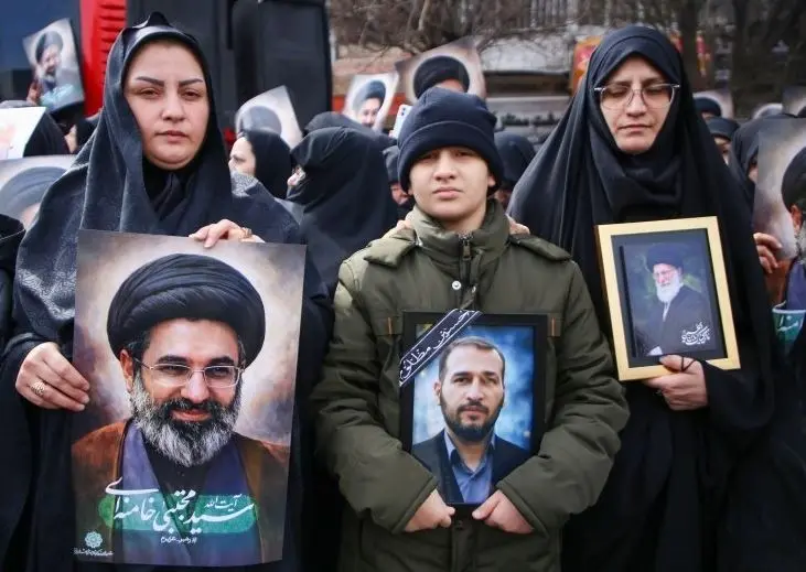 تشییع شهدا در تبریز