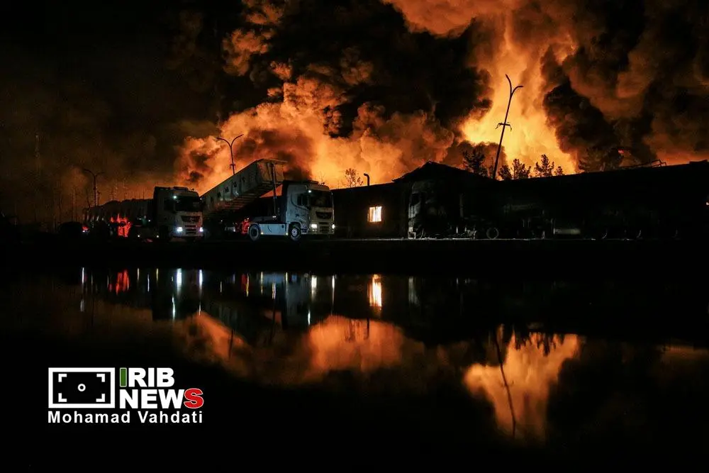 انبار نفت شهران