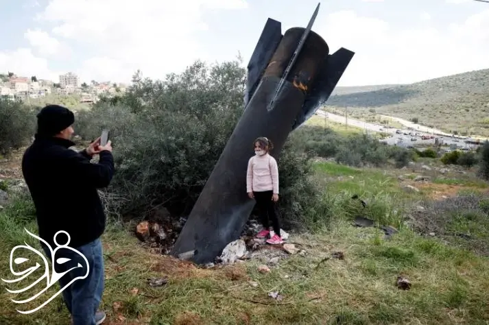 موشک گیر کرده در زمین