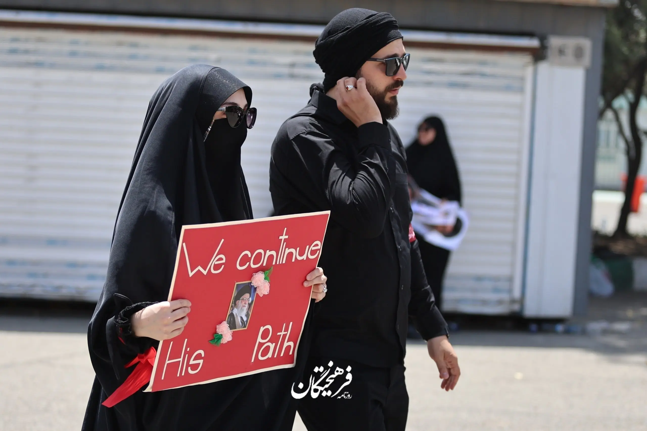 مراسم وداع با رهبر شهید