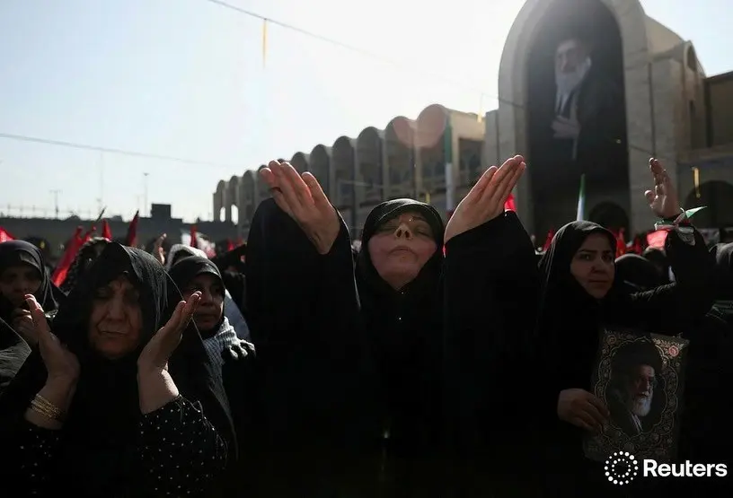 تصاویر رویترز از مراسم وداع با رهبر شهید انقلاب 