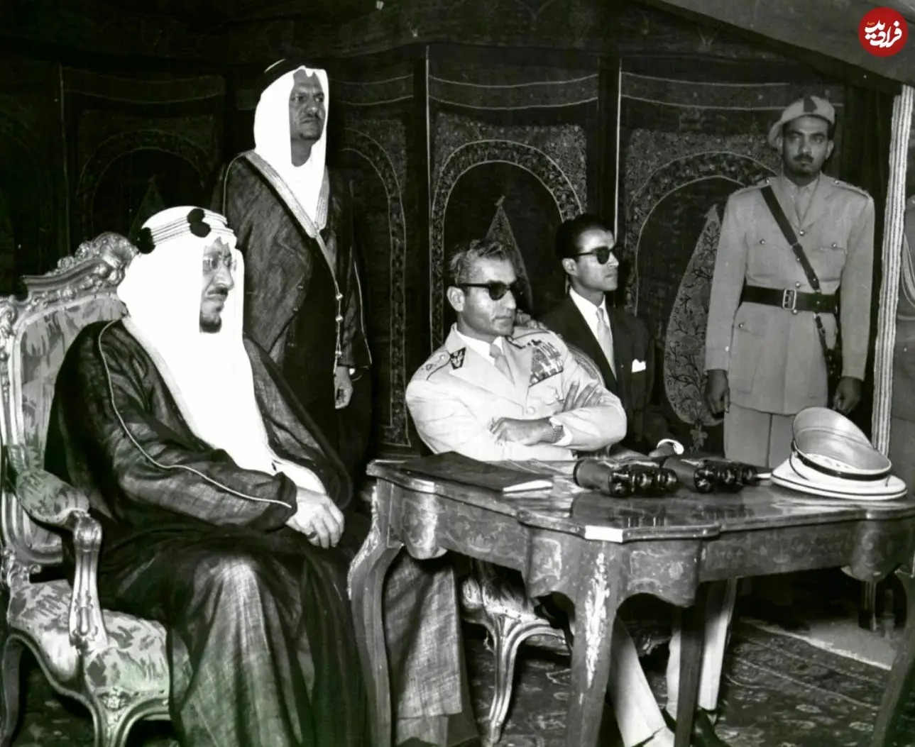 ملک سعود و محمدرضا پهلوی