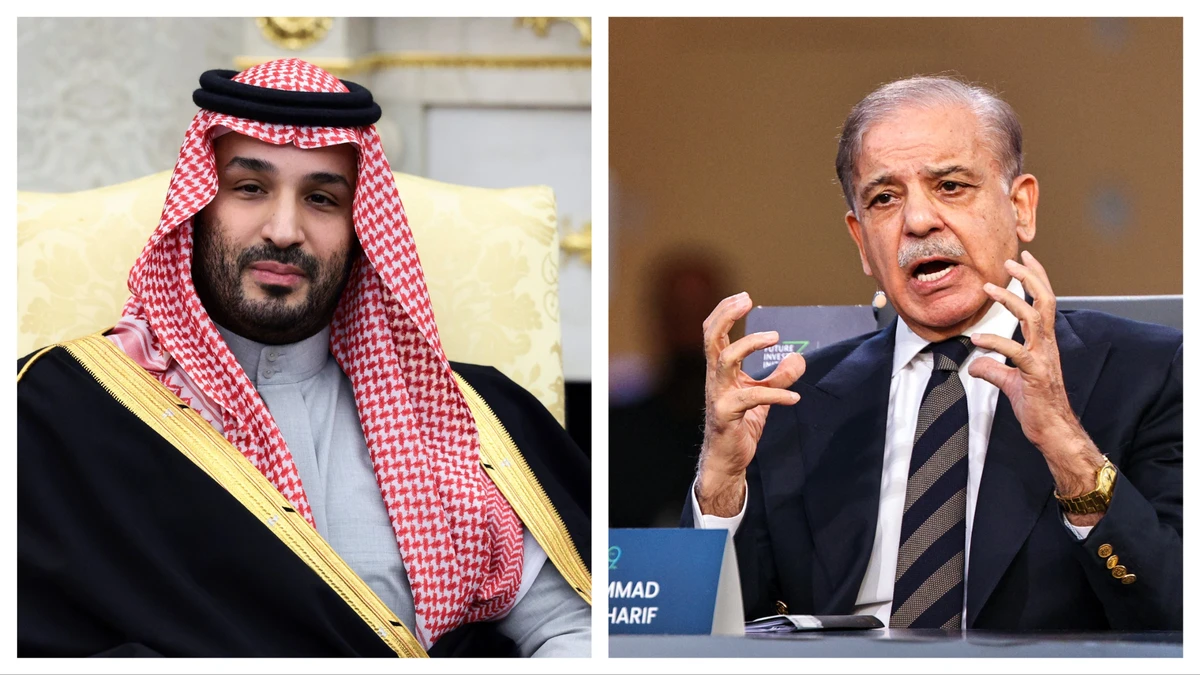 محمد بن سلمان و شهباز شریف