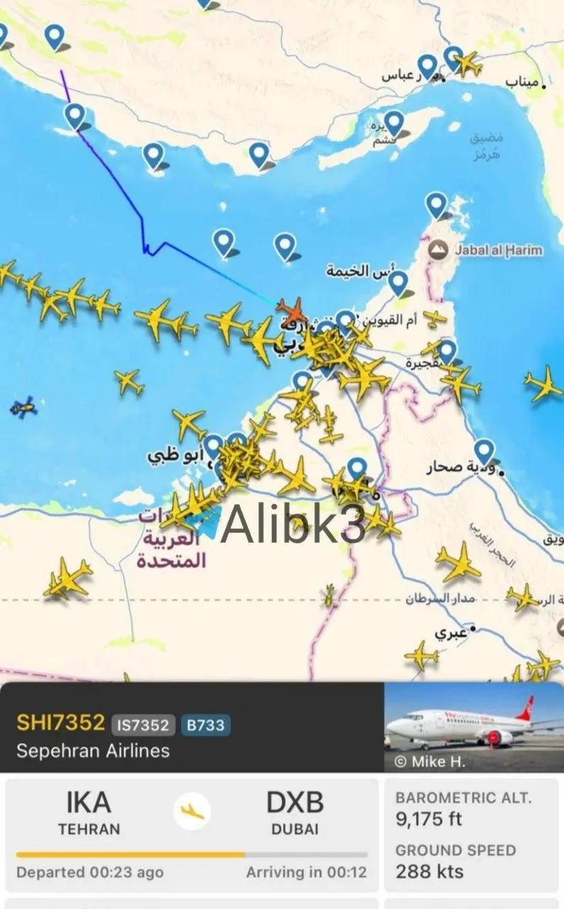 نقشه پروازها