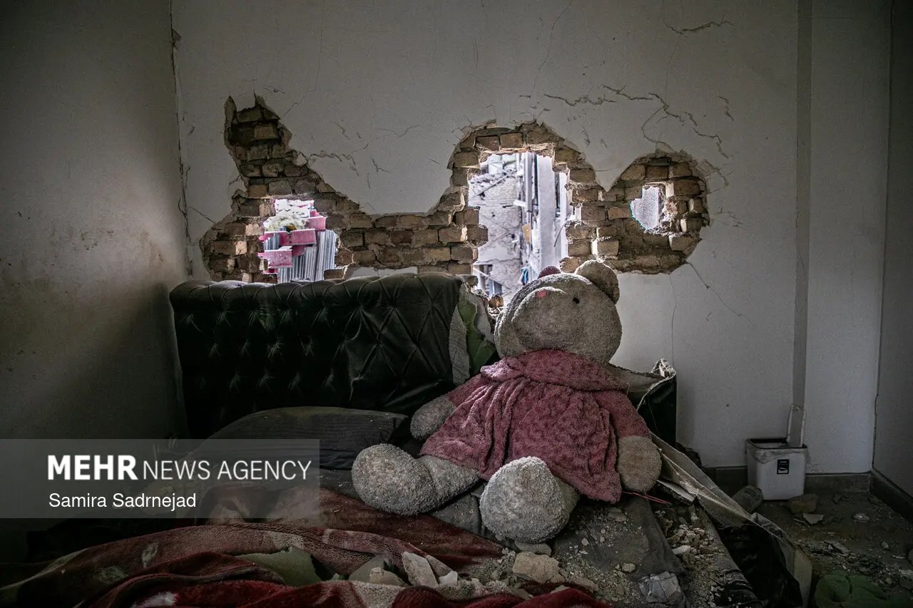 حمله به مناطق مسکونی تهران