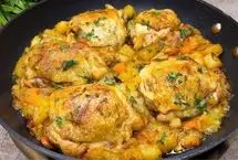 ببینید؛ شام متفاوت ایتالیایی با ۵ ران مرغ و سبزیجات