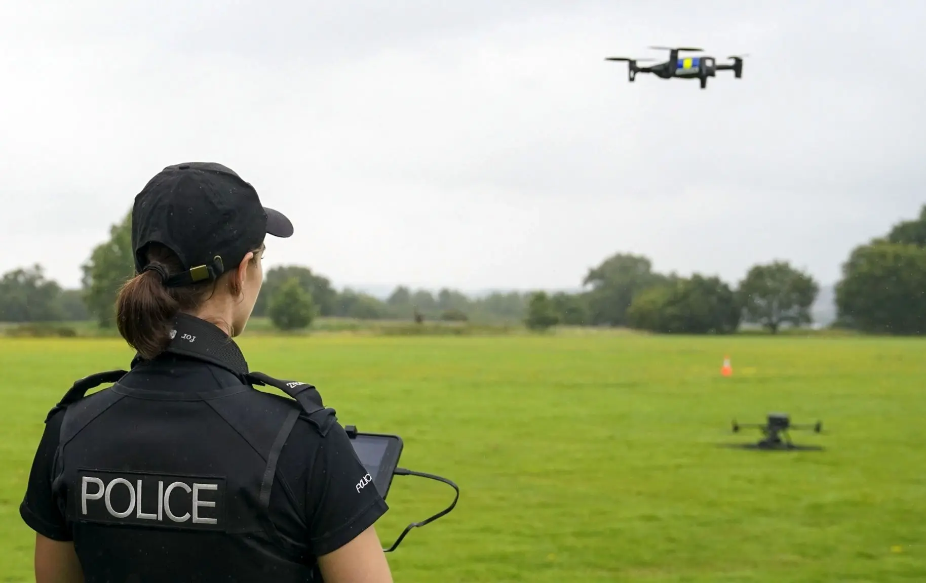 پهپادهایی که زودتر از پلیس به محل حادثه می‌رسند