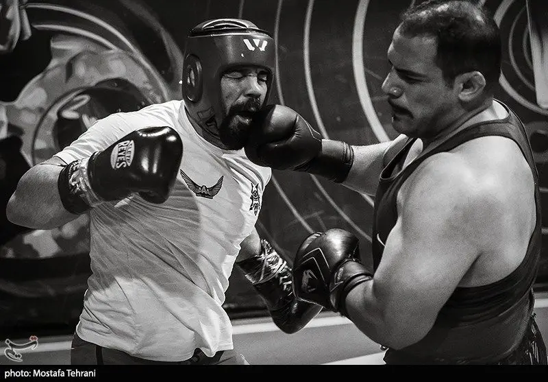 تصاویر؛ تمرینات امیر علی اکبری برای قهرمانی در قفس