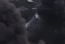 حجم تخریب یکی از موشک‌ها در محل اصابت به هدف خود