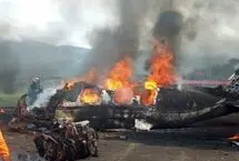 ببینید؛ سقوط مرگبار یک هواپیما در ونزوئلا 