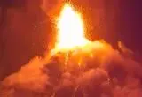 فوران ناگهانی آتشفشان وسط پخش زنده