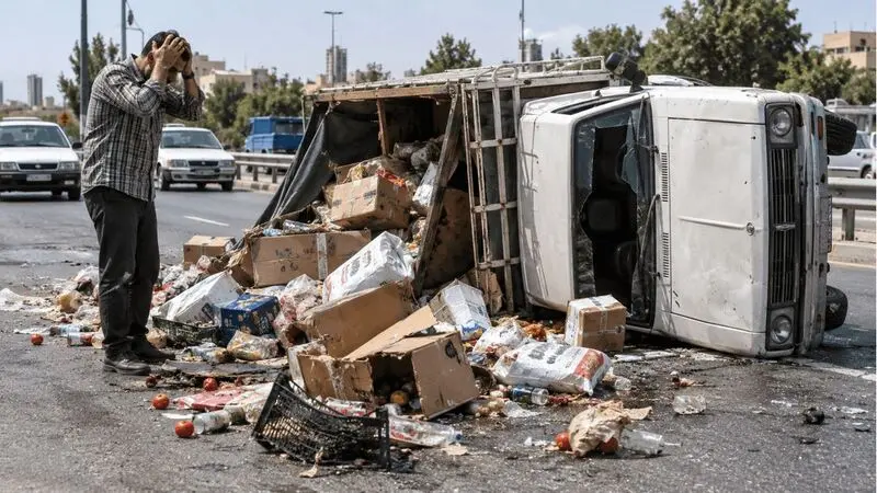 تصادف وانت بار