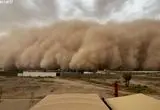 تایم‌لپس ترسناک از طوفان عظیم گرد و غبار در عربستان