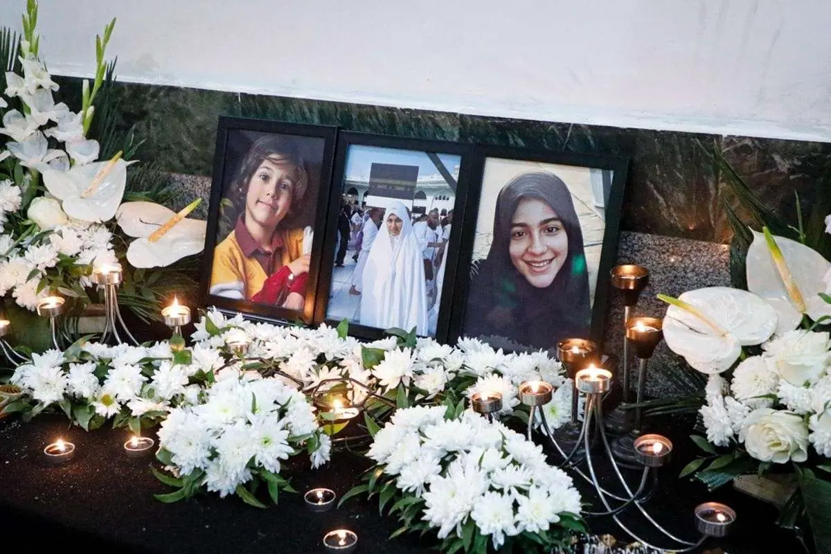 تصاویر؛ مراسم ترحیم همسر و فرزندان معاون رئیس‌جمهور 