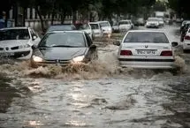 ببینید؛ باران شدید تابستانی رودخانه بشاگرد را به خروش آورد