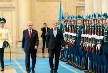 تصاویر مراسم استقبال رسمی از پزشکیان در کاخ ریاست جمهوری قزاقستان
