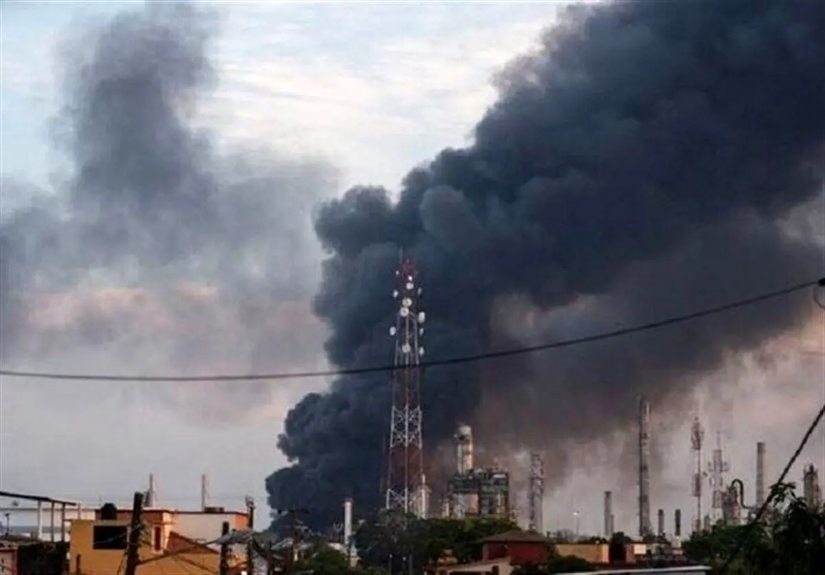 انفجار در پالایشگاه لاوان و جزیره سیری