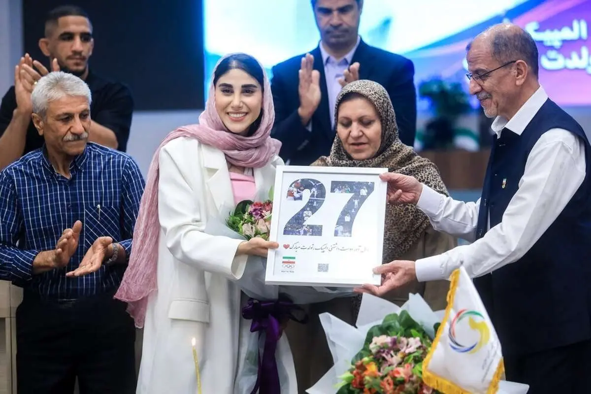 تصاویر؛ جشن تولد مدال‌ آوران المپیک؛ از ناهید کیانی تا رحمان عموزاد