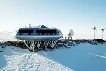 تصاویر: سازه‌های شگفت‌انگیز قطب جنوب