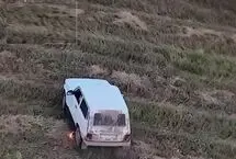  لحظه عمدی آتش‌سوزی در مزارع آذربایجان 
