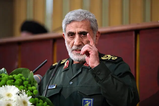 هشدار قاآنی به اسرائیل: اگر با پای خود از جنوب لبنان خارج نشوید، با لگد بیرون رانده خواهید شد

