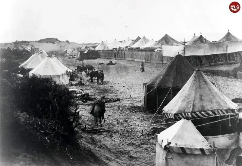 اردوی ناصرالدین‌شاه در ساحل دریای خزر در شهر نور 2