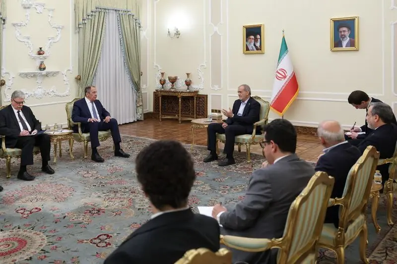 پزشکیان و لاوروف