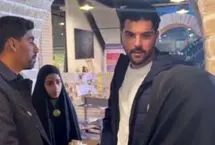 دیدار سینا مهراد با خانواده دانش‌آموزان میناب