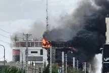 ویدئو؛ جست‌وجوی مفقودین آتش‌سوزی پاساژ ارغوان